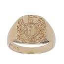 9ct Yellow Gold Newcastle United Signet Ring