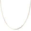 9ct Yellow Gold Square Curb Chain 20"