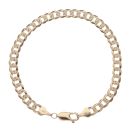 9ct Yellow Gold Fancy Bracelet 8"