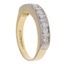 18ct Yellow And White Gold 0.35ct Brilliant Cut Diamond Ring