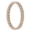 9ct Yellow Gold Cubic Zirconia Full Eternity Ring