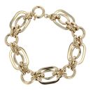 14ct Yellow Gold Oval Link Fancy 8" Bracelet
