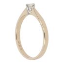9ct Yellow Gold 0.20ct Brilliant Cut Diamond Solitaire Ring