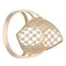 14ct Yellow Gold Cubic Zirconia Stone Set Ring