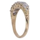 18ct Yellow Gold 1.65ct Old Cut Diamond Five Stone Eternity Ring