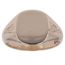 9ct Yellow Gold Patterned Signet Ring