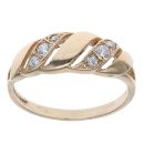 9ct Yellow Gold Cubic Zirconia Fancy Ring