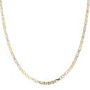 18ct Yellow and White Gold Fancy Chain 20"