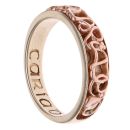9ct Yellow and Rose Gold Cariad Clogau Ring