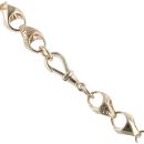 9ct Yellow Gold Patterned Tulip Chain 24"