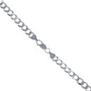 Silver Curb Chain 22" By Icesia