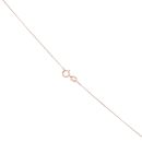 9ct Rose Gold 0.50ct Pear Cut Diamond Pendant And Chain 18"