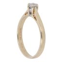 9ct Yellow Gold 0.25ct Brilliant Cut Diamond Solitaire Ring