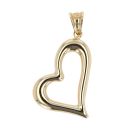14ct Yellow Gold Heart Pendant