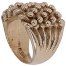 9ct Yellow Gold Five Row Keeper Ring
