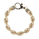 9ct Yellow Gold Rope Bracelet 9"
