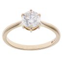 9ct Yellow Gold 1.00ct Lab Grown Diamond Solitaire Ring