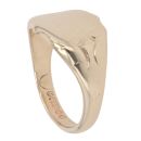 9ct Yellow Gold Shield Signet Ring
