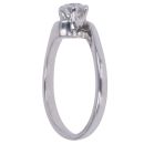 18ct White Gold 0.33ct Brilliant Cut Diamond Solitaire Ring