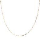 9ct Yellow Gold Figaro Bracelet 20"