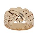 9ct Yellow Gold Six Piece Puzzle Ring