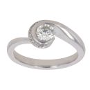 Platinum 0.60ct Brilliant Cut Diamond Solitaire Ring