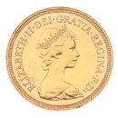 1981 Elizabeth II Decimal Portrait UK Full Sovereign Coin