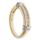 18ct Yellow Gold 0.75ct Brilliant Cut Diamond Five Stone Ring