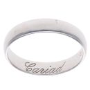 9ct White Gold Cariad Clogau Wedding Ring