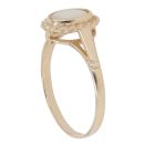 9ct Yellow Gold Opal Single Stone Ring