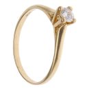 18ct Yellow Gold 0.20ct Brilliant Cut Diamond Solitaire Ring