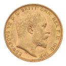 1902 Edward VII Large Head Australia Full Sovereign Coin