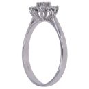 18ct White Gold 0.40ct Brilliant Cut Diamond Cluster Ring