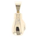 9ct Yellow Gold Plain Boxing Glove Pendant
