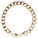 9ct Yellow Gold Curb Bracelet 8"