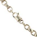 9ct Yellow Gold Patterned and Plain Belcher Chain 28"