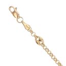 14ct Yellow Gold Button and Belcher Bracelet 7.5"