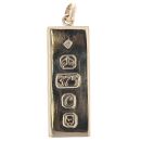 9ct Yellow Gold Fully Hallmarked Ingot Pendant