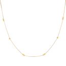 22ct Yellow Gold Beaded Fancy Chain 16"