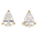 18ct Yellow Gold 0.60ct Pear Cut Diamond Earrings