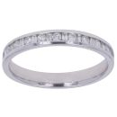 14ct White Gold 0.30ct Brilliant And Baguette Cut Diamond Fancy Ring