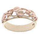 9ct Yellow And Rose Gold Tree Of Life Clogau Ring