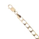 9ct Yellow Gold Curb Bracelet 8"