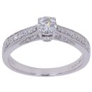 18ct White Gold 0.53ct Brilliant Cut Diamond Solitaire Ring