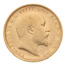 1905 Edward VII Large Head Australia Full Sovereign Coin