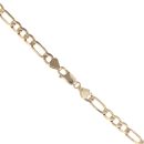 9ct Yellow Gold Figaro Chain 18"