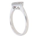 18ct White Gold 0.33ct Diamond Cluster Ring