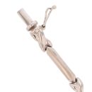 9ct White Gold Cubic Zirconia Fancy Bracelet 7"