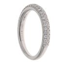 Vera Wang Love 18ct White Gold 0.37ct Brilliant Cut Diamond Fancy Ring