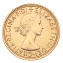 1965 Elizabeth II First Portrait UK Full Sovereign Coin